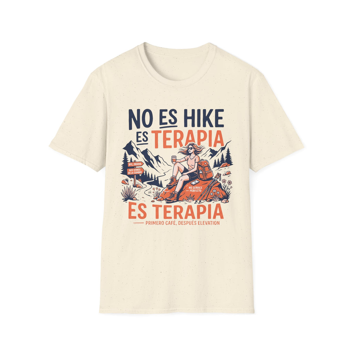 No Es Hike Es Terapia  T-Shirt