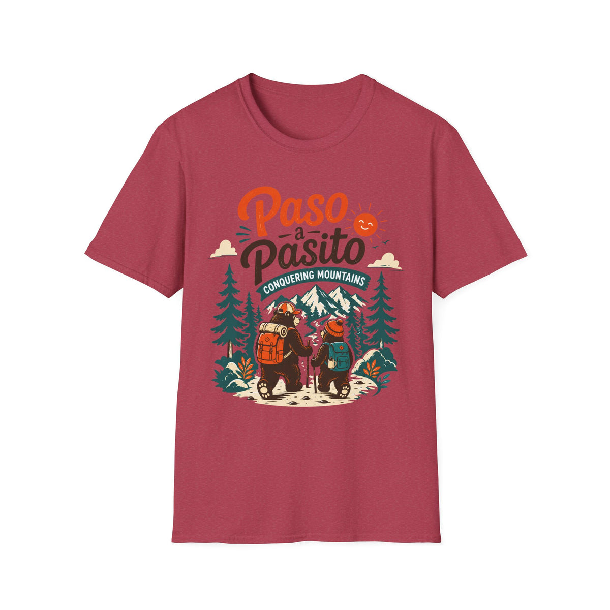 Paso A Pasito Conquering Mountains T-Shirt