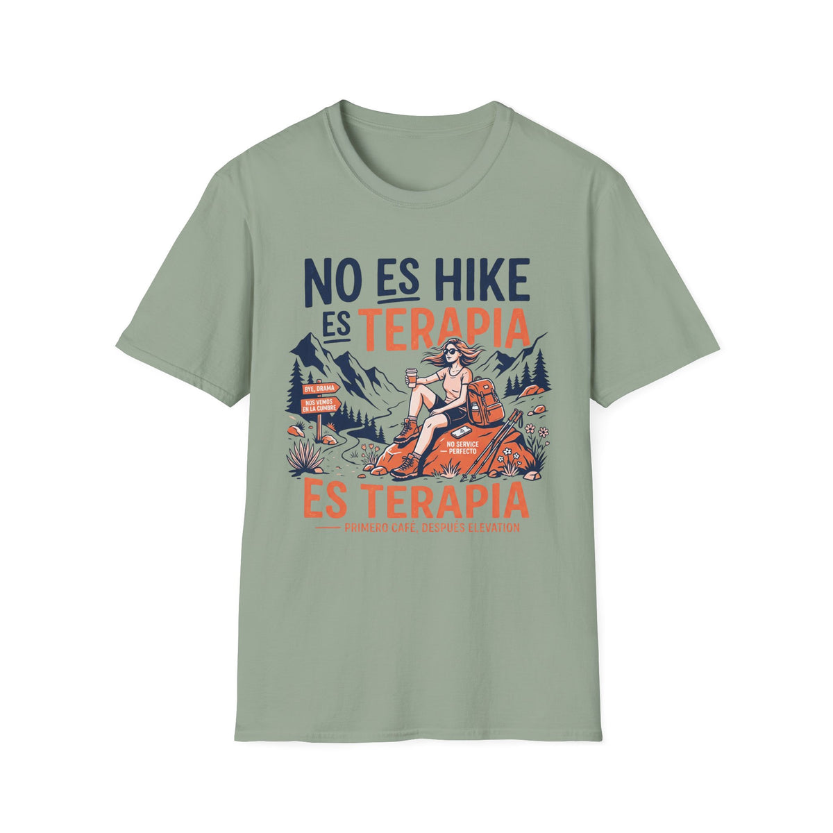 No Es Hike Es Terapia  T-Shirt