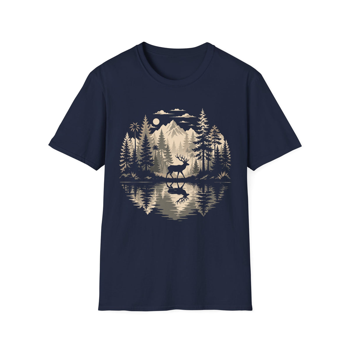 Venado Reflejo Del Agua  T-Shirt