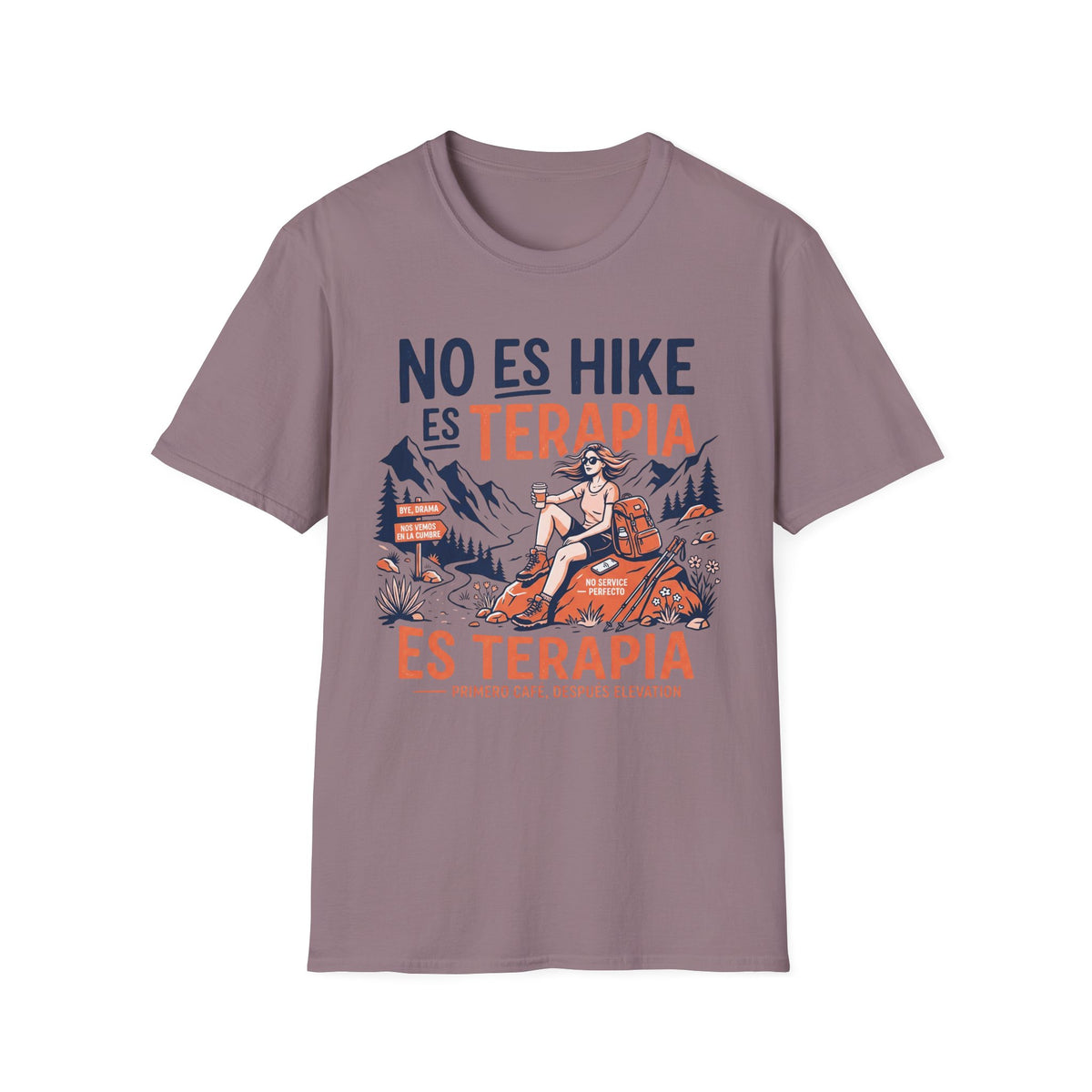 No Es Hike Es Terapia  T-Shirt