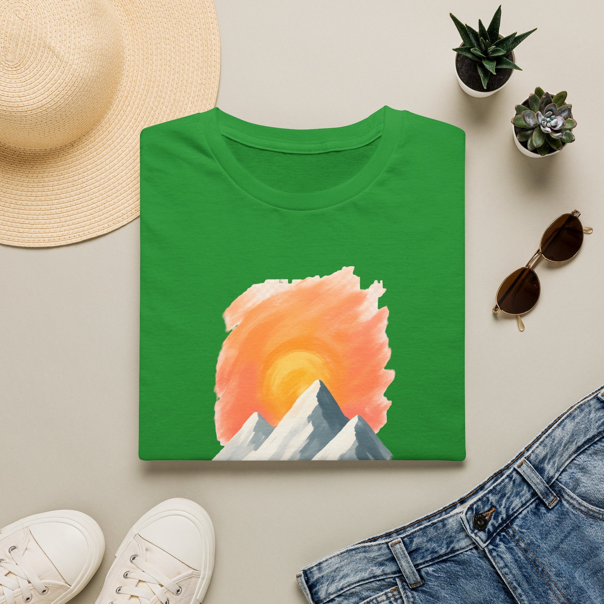 Sunrise Over Peaks T-Shirt