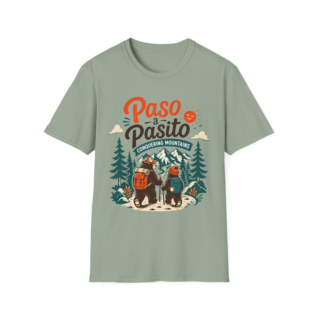 Paso A Pasito Conquering Mountains T-Shirt