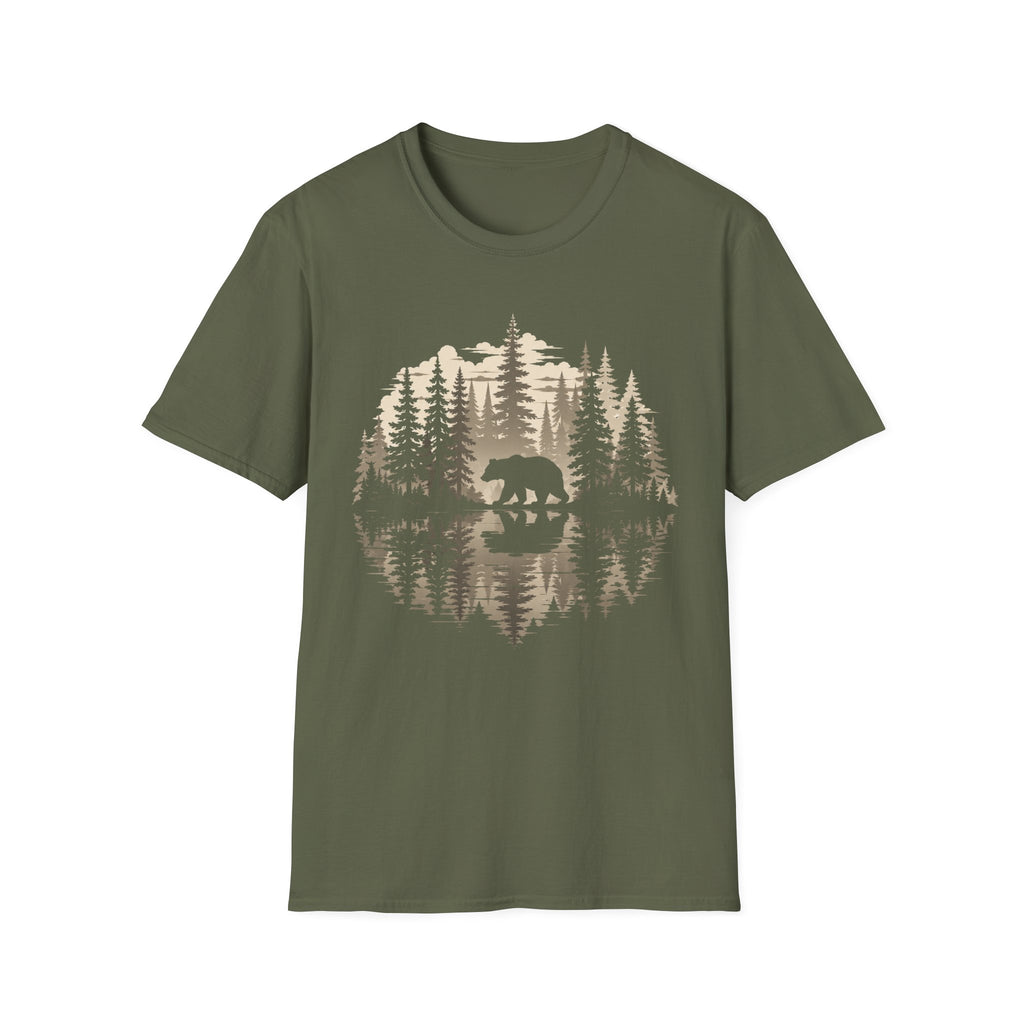 Oso Reflejo Del Agua T-Shirt