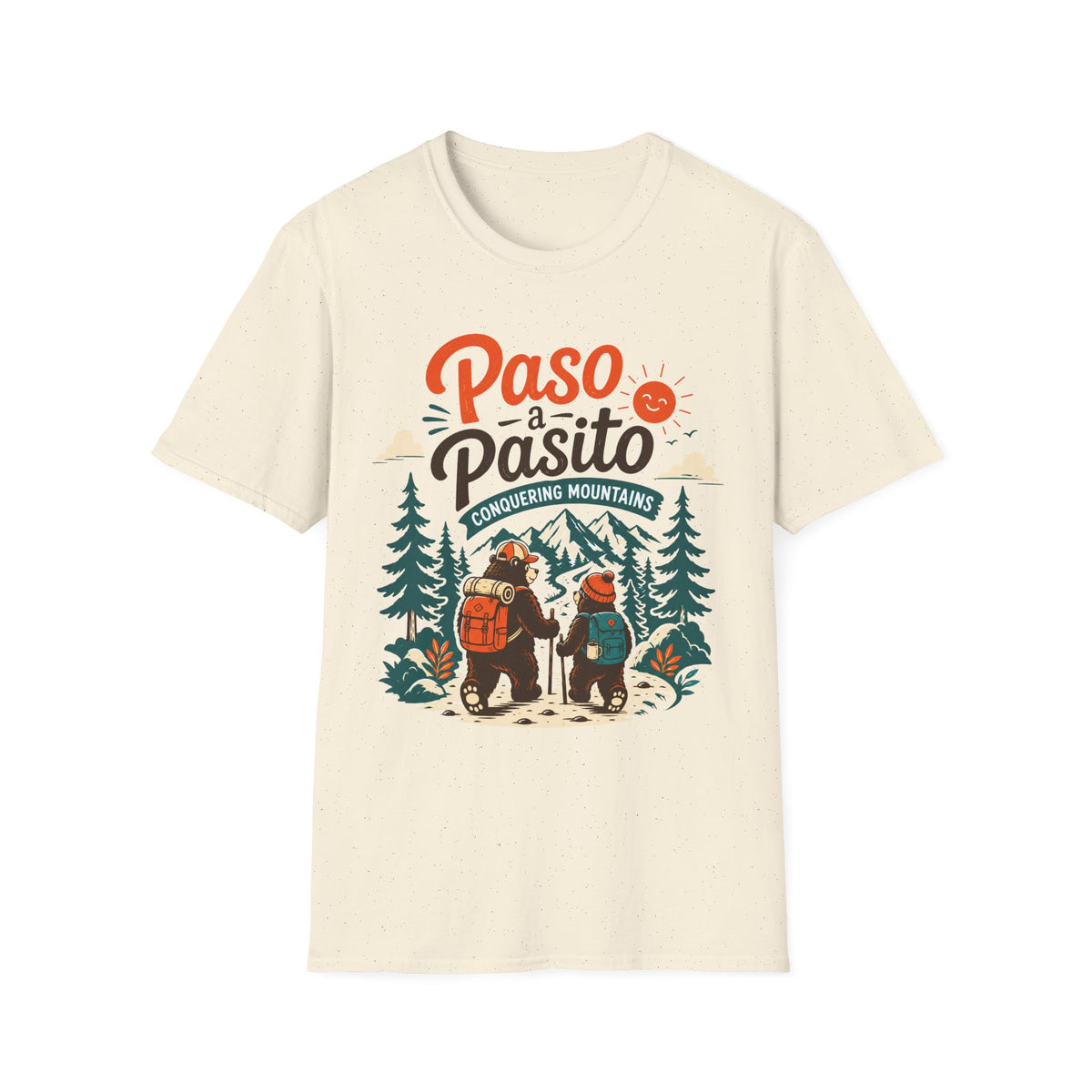 Paso A Pasito Conquering Mountains T-Shirt