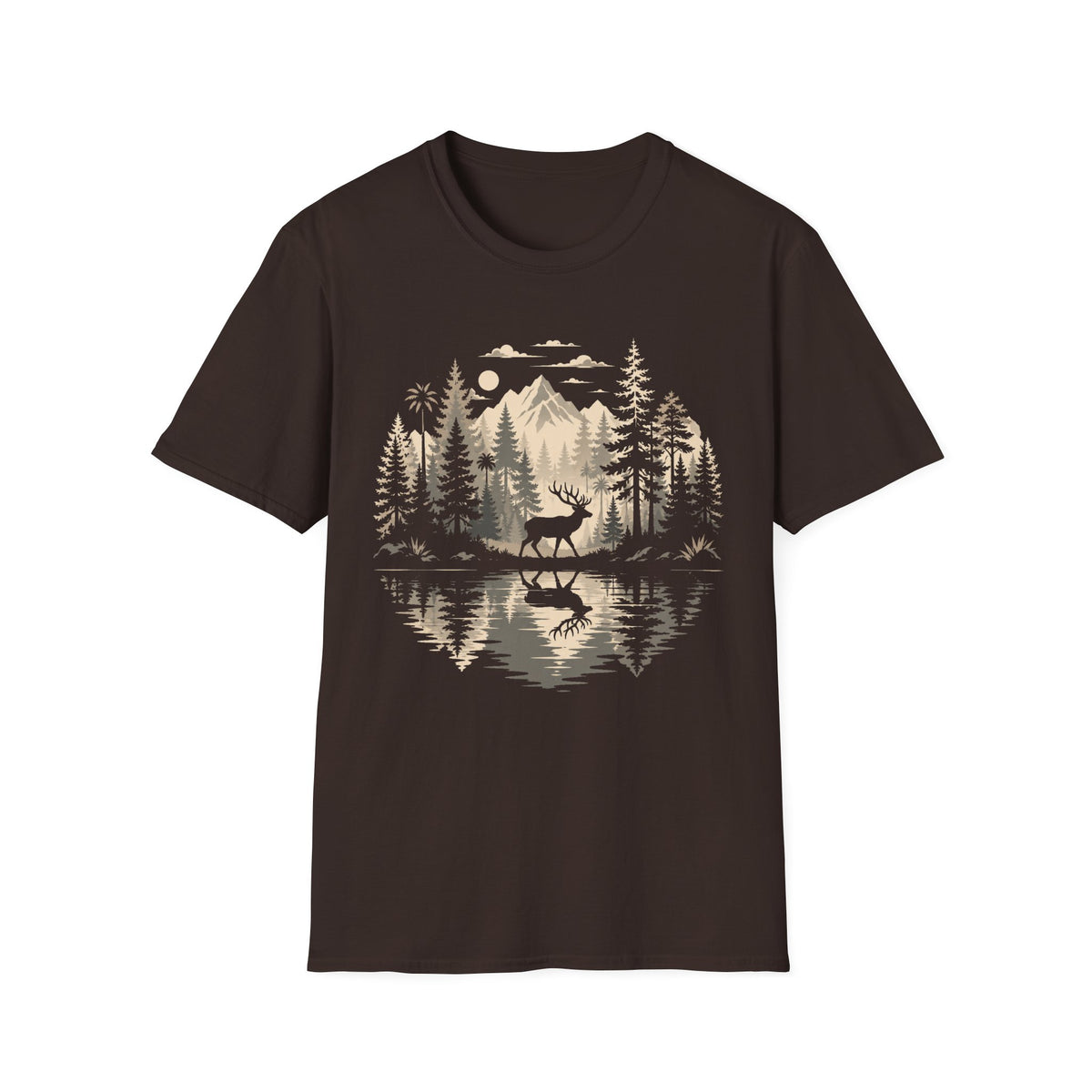 Venado Reflejo Del Agua  T-Shirt