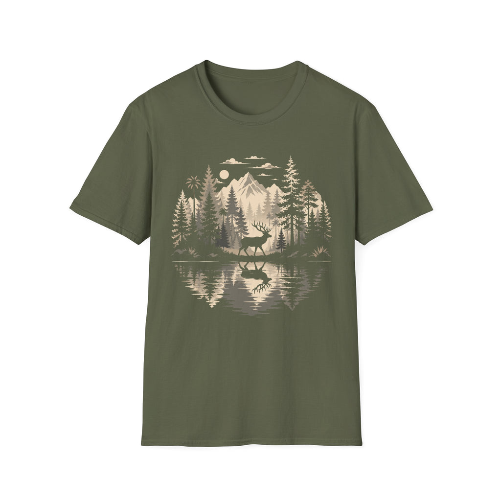 Venado Reflejo Del Agua  T-Shirt