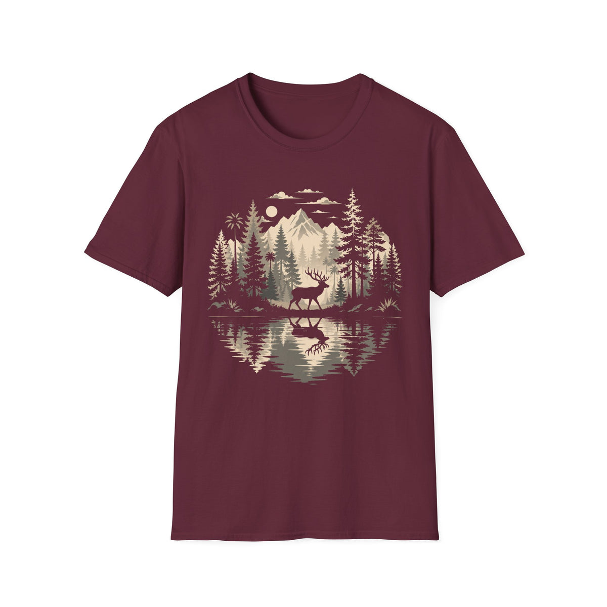 Venado Reflejo Del Agua  T-Shirt