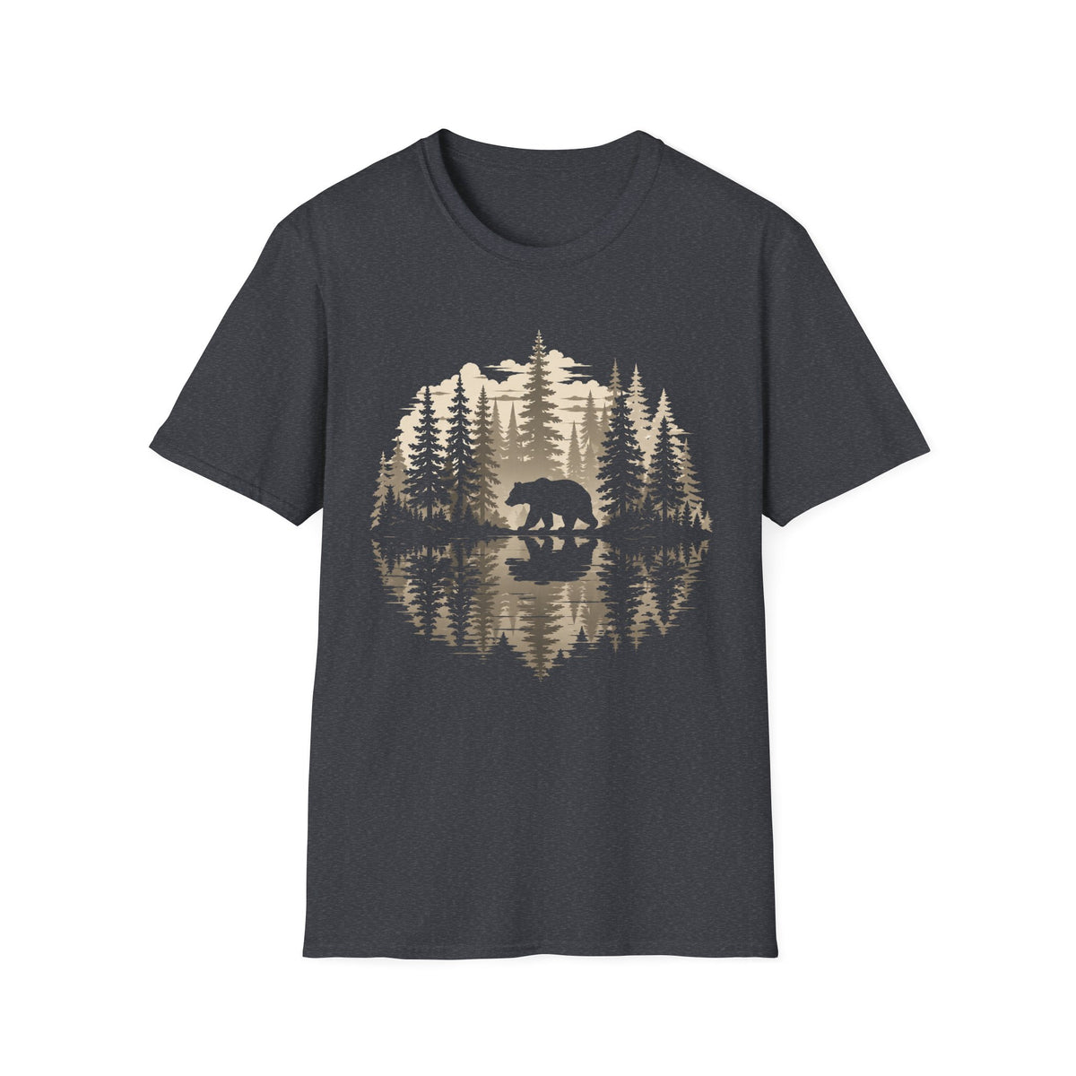 Oso Reflejo Del Agua T-Shirt