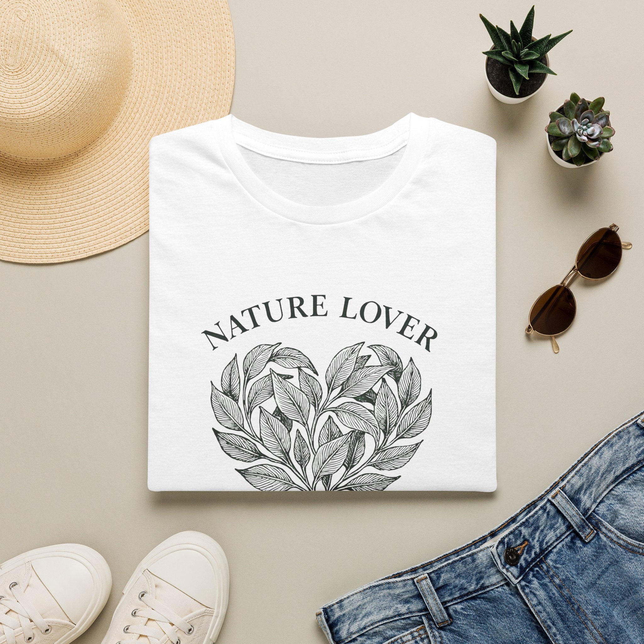 Leafy Heart Logo T-Shirt