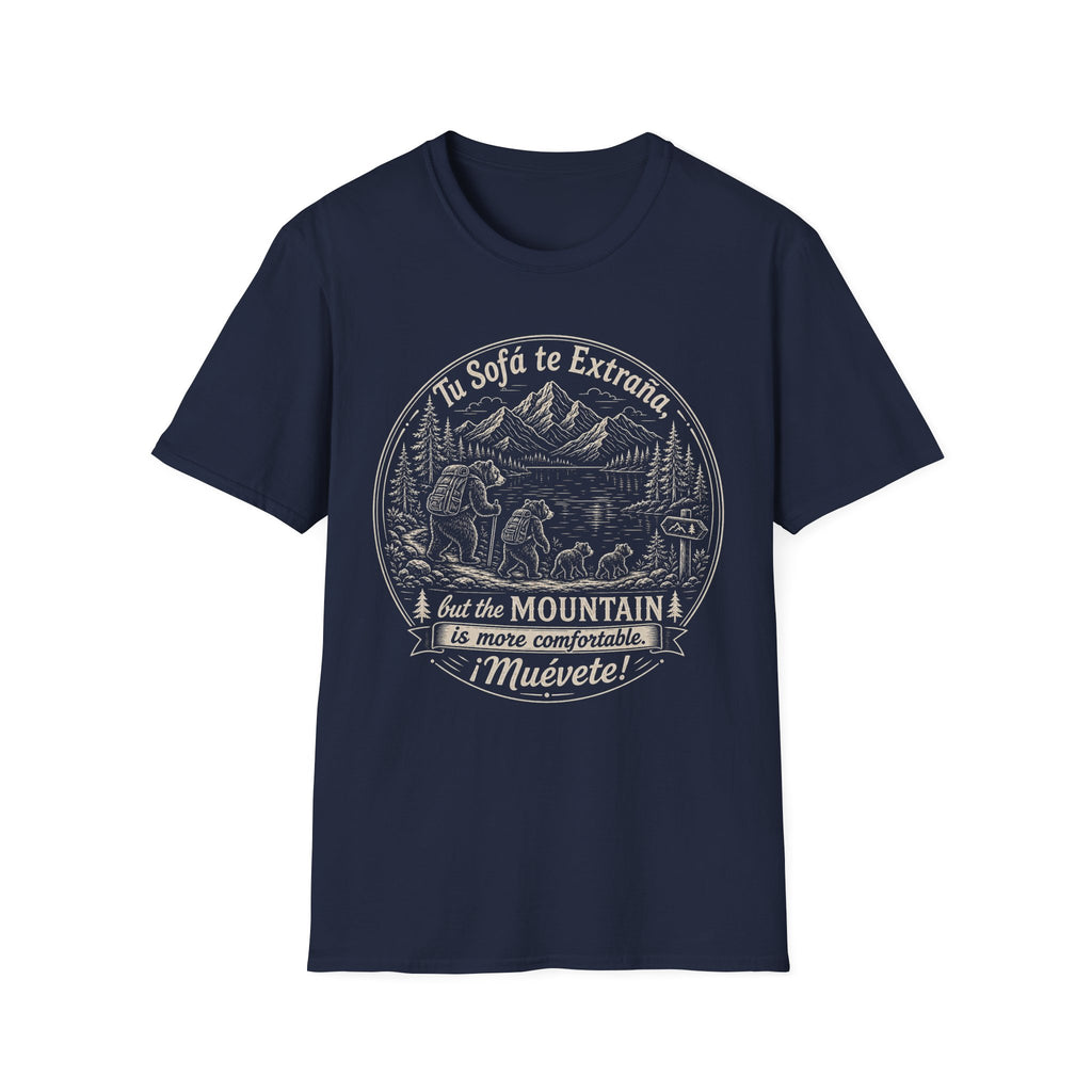 The Mountain Is More Comfortable Muevete T-Shirt