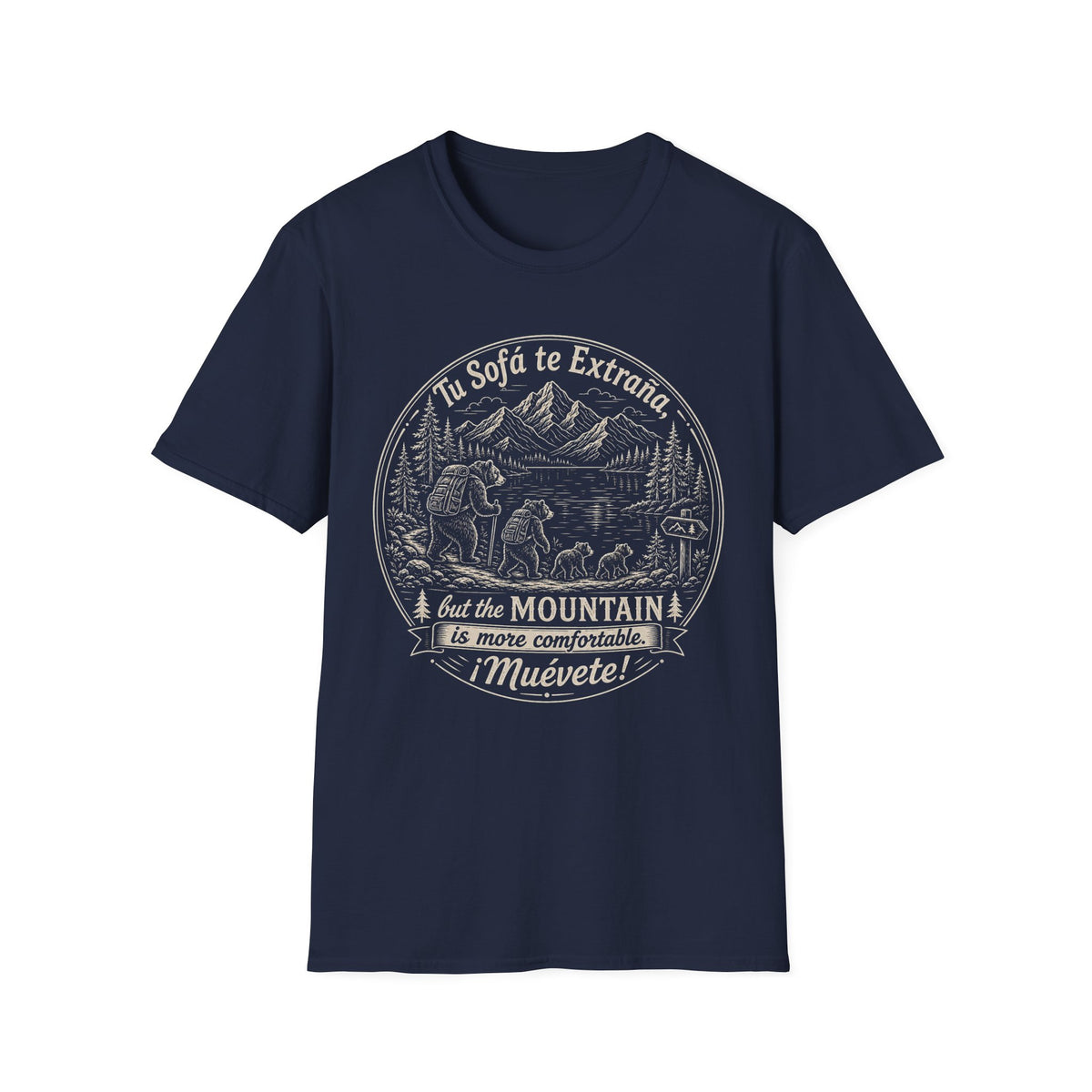 The Mountain Is More Comfortable Muevete T-Shirt