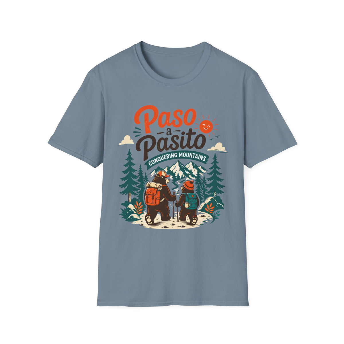 Paso A Pasito Conquering Mountains T-Shirt