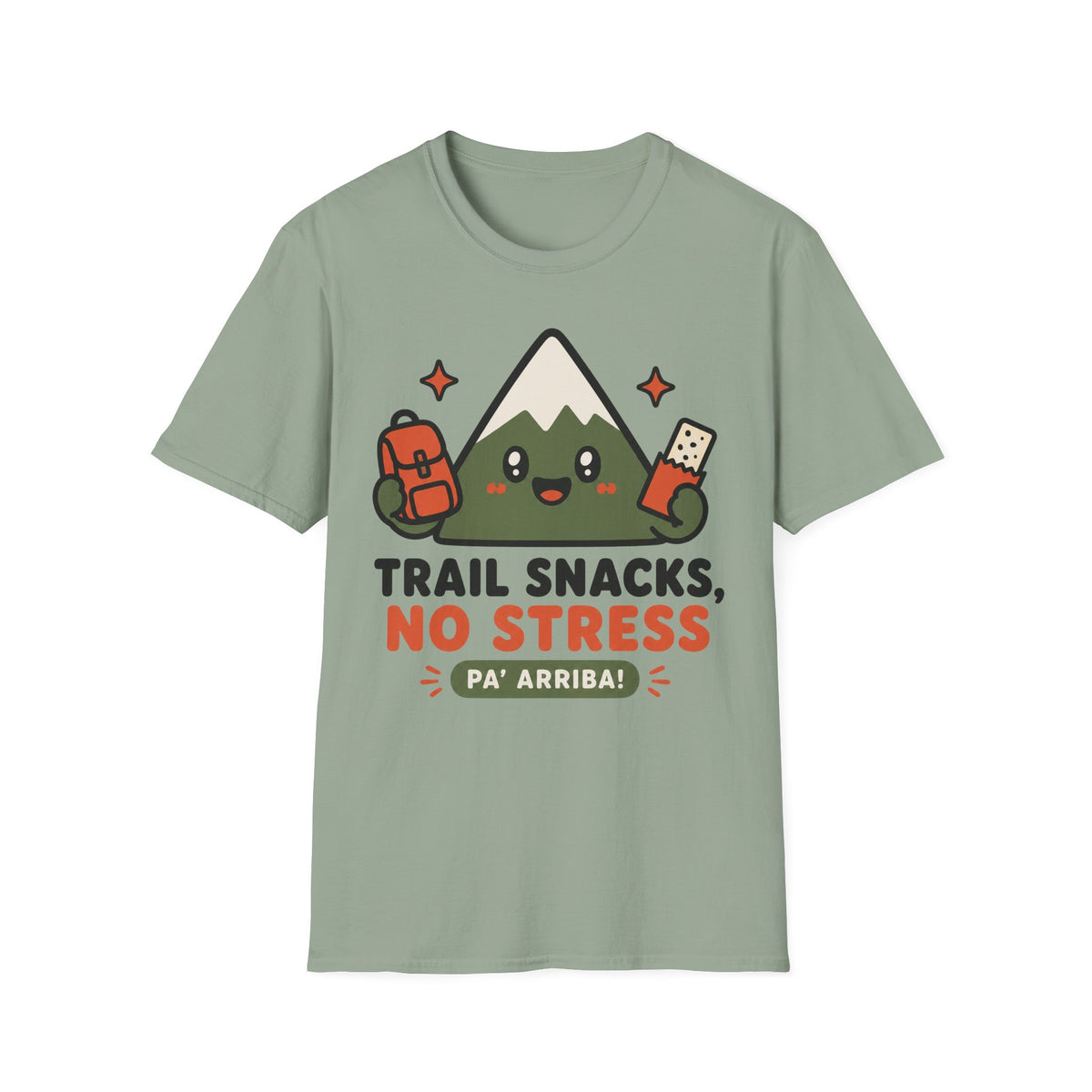 Trail Snacks No Stress Pa'arriba  T-Shirt