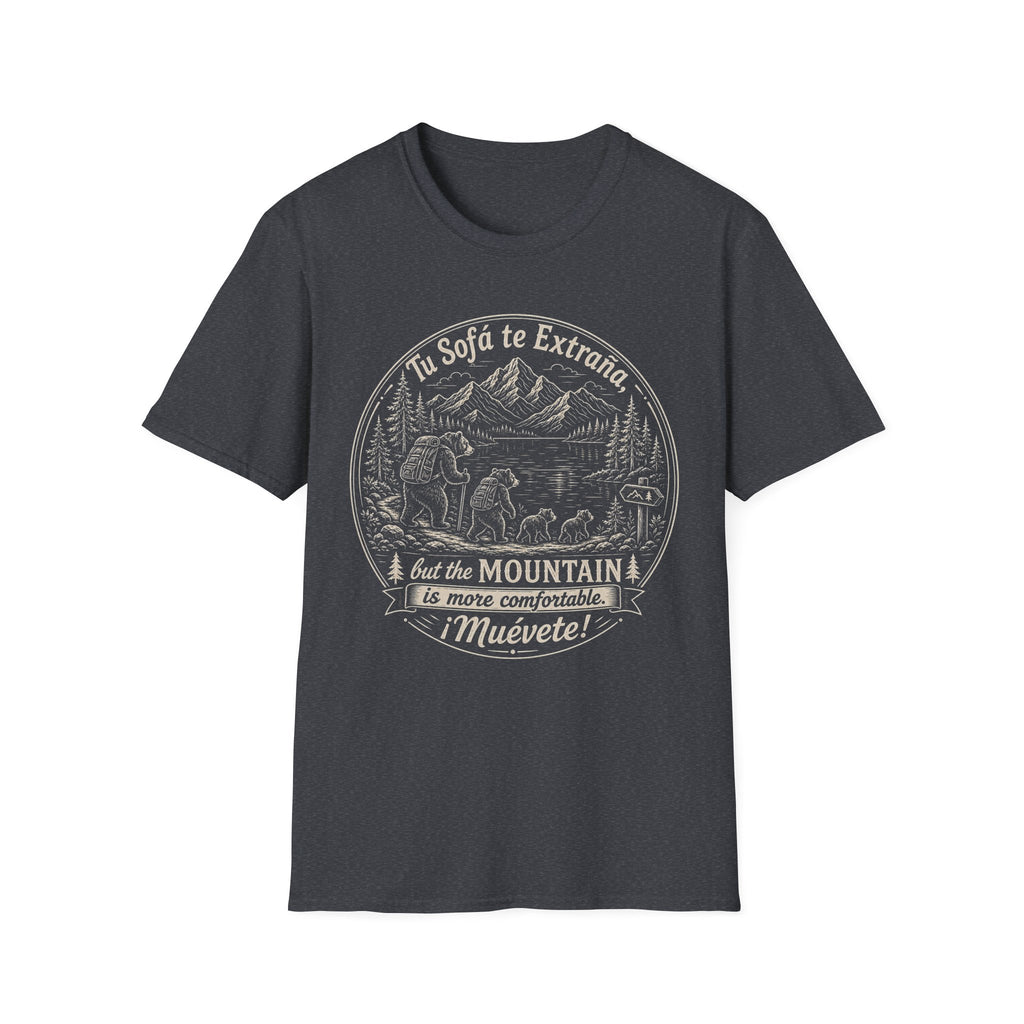 The Mountain Is More Comfortable Muevete T-Shirt