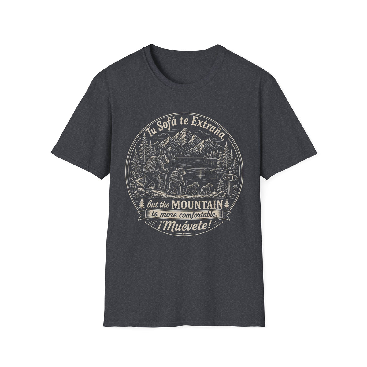 The Mountain Is More Comfortable Muevete T-Shirt