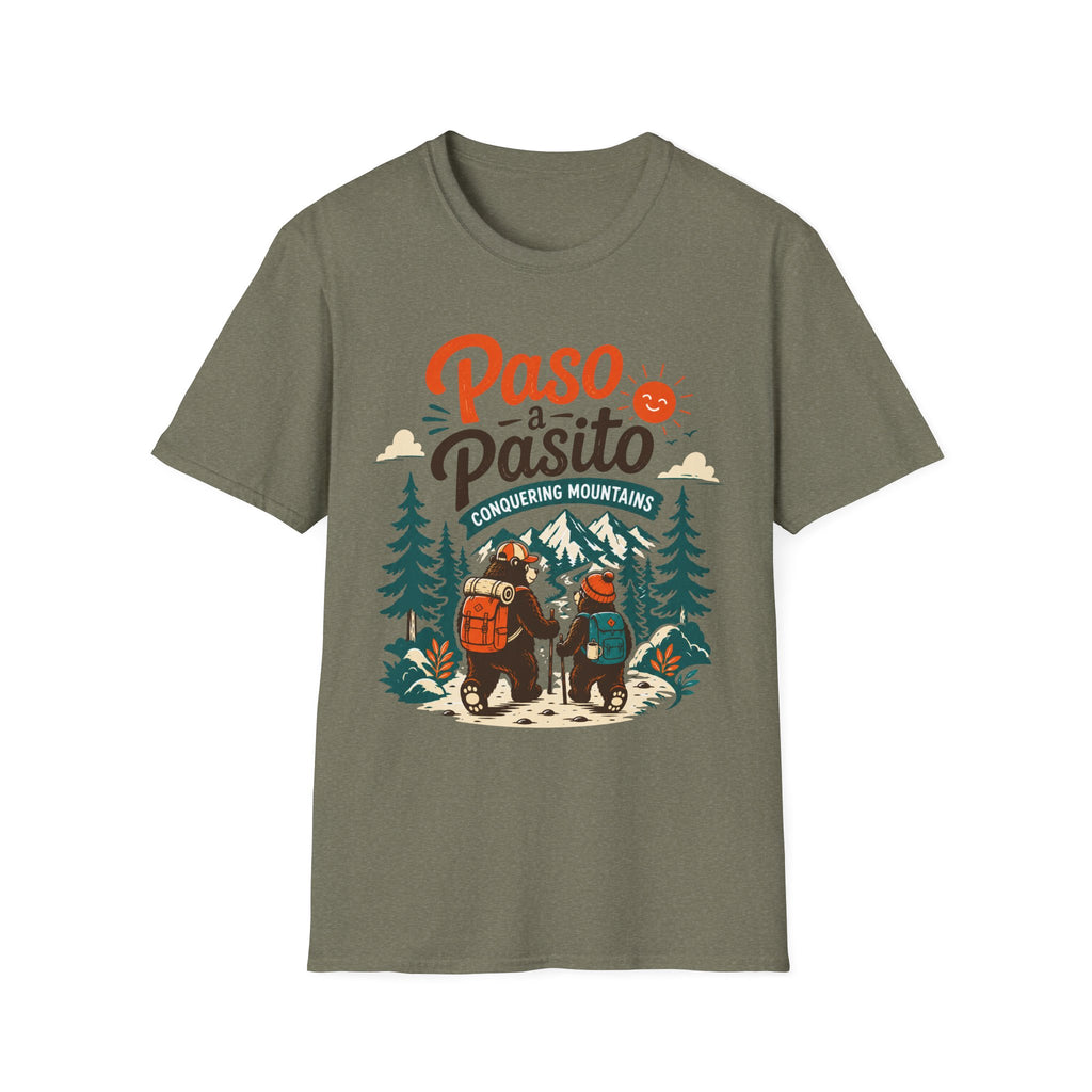 Paso A Pasito Conquering Mountains T-Shirt