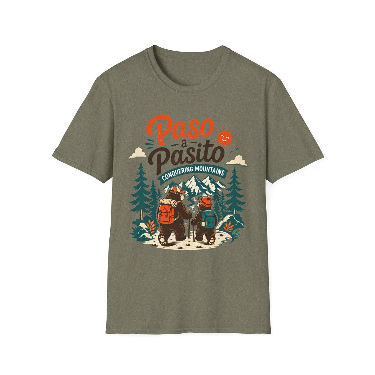 Paso A Pasito Conquering Mountains T-Shirt