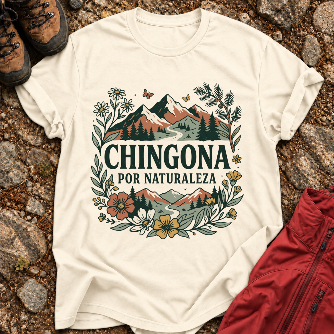 Por Naturaleza Chingona T-Shirt