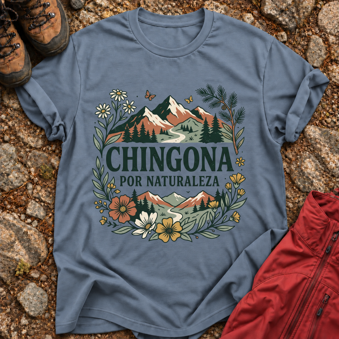 Por Naturaleza Chingona T-Shirt